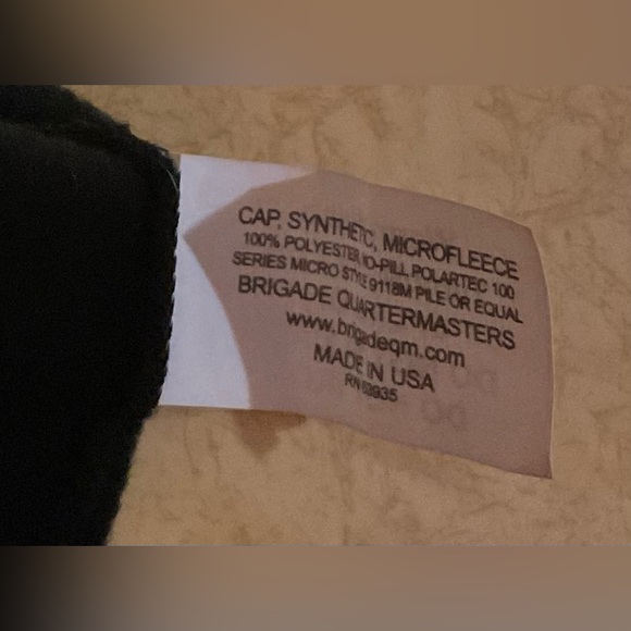 Brigade Quarter master and Port Authority black beanie headband an knitted Scraf - Picture 5 of 6